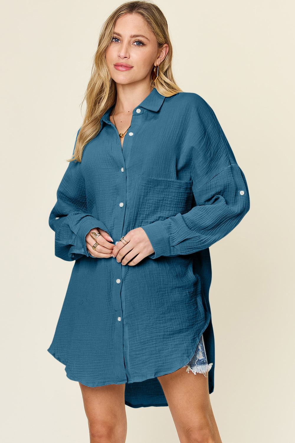 The Perfect Linen Button-Up