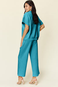 The Essentials Pant Set with Zipper Top