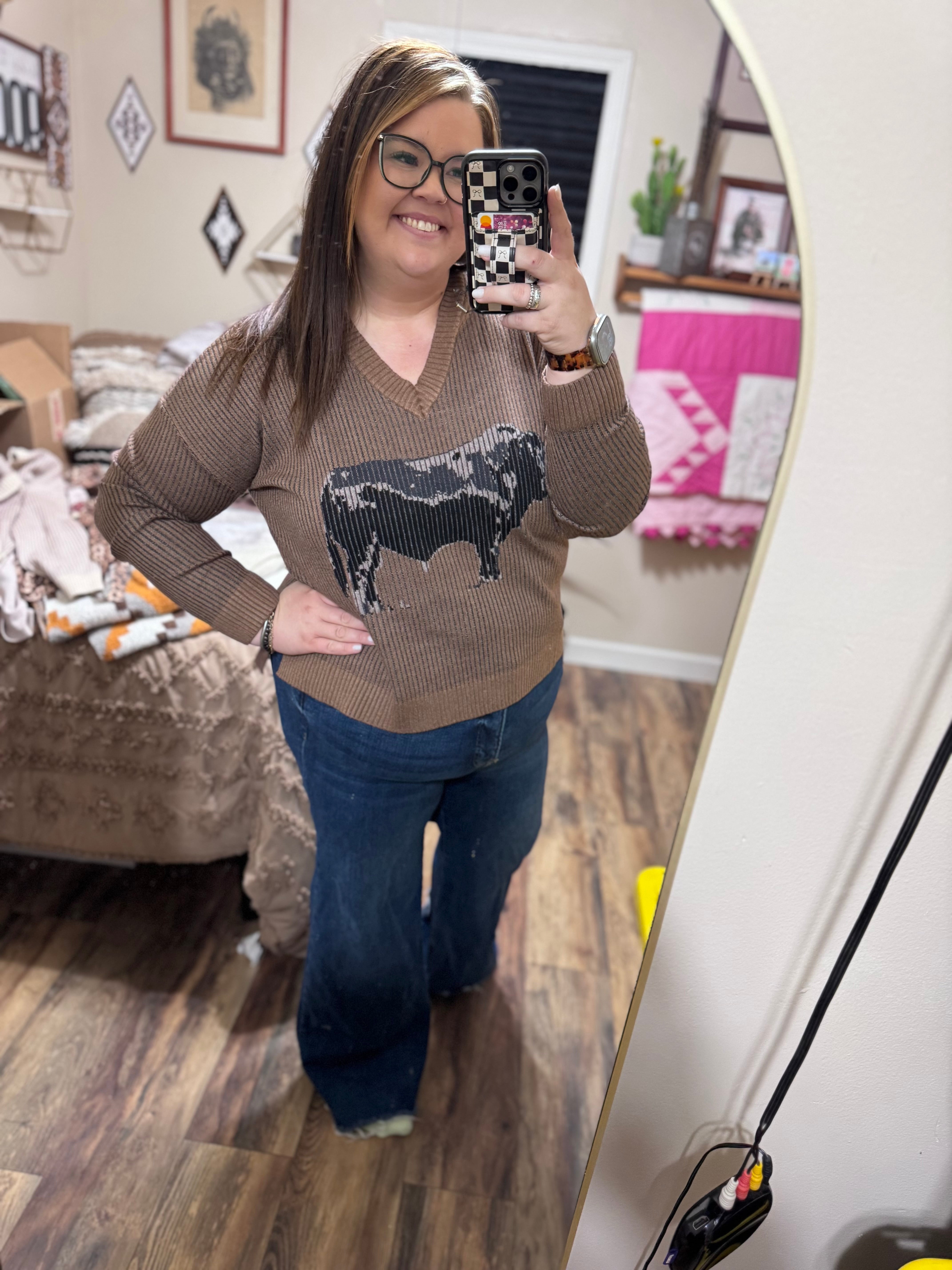 Angus Hwy Knit Vintage Top