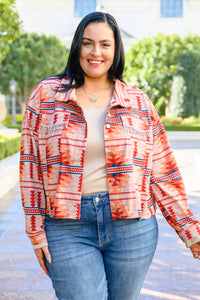 Breaking Free Western Print Jacket