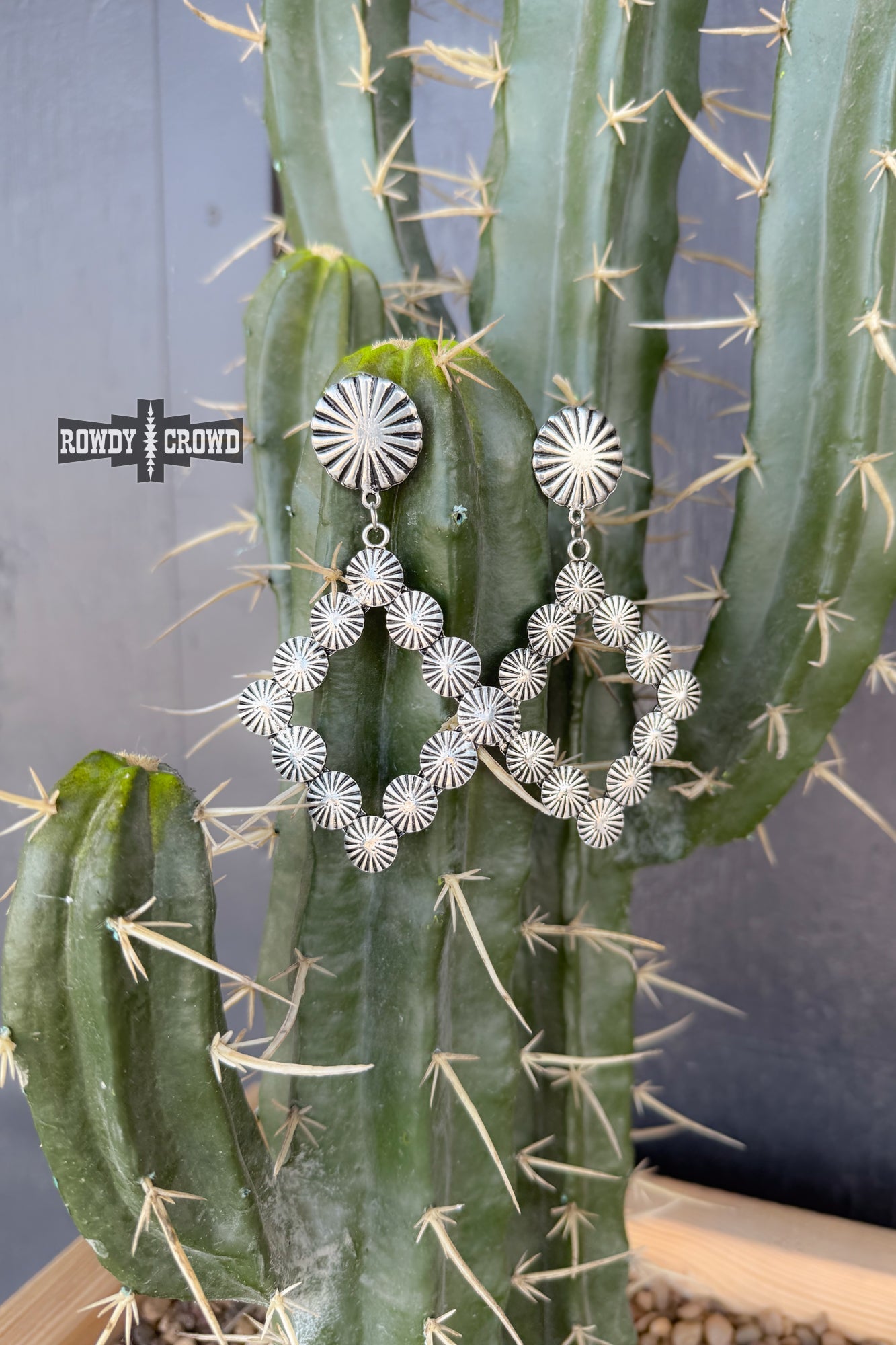 Choctaw Concho Earrings