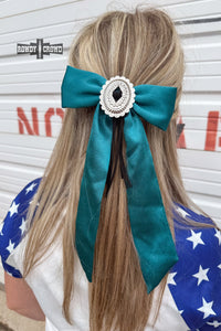 Tipsy Turquoise Bow