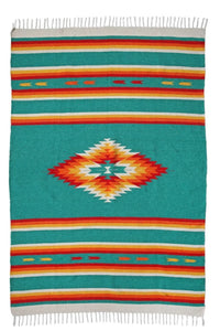 Teal La Paz Blanket